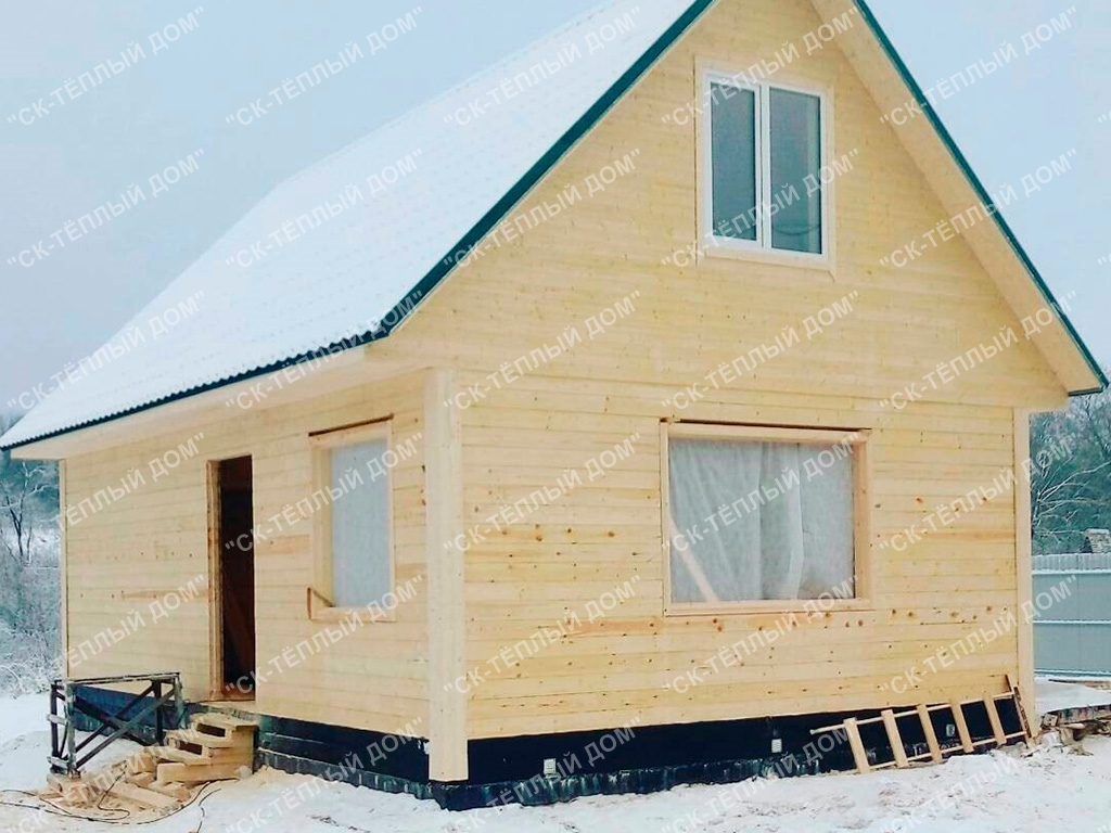Фотоотчет строительства дома из бруса в Выборге - СК 